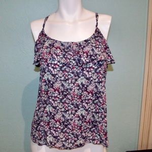 american eagle floral tank top
